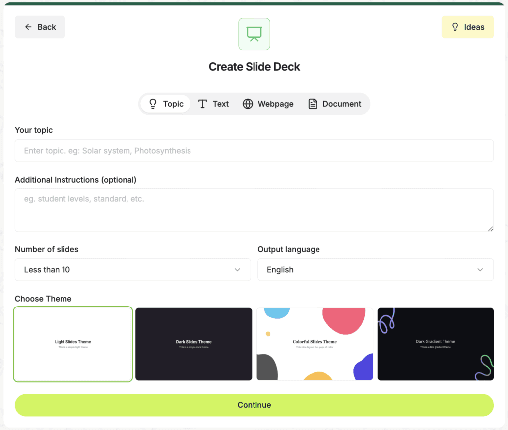 Best overall AI presentation makers - Edcafe AI