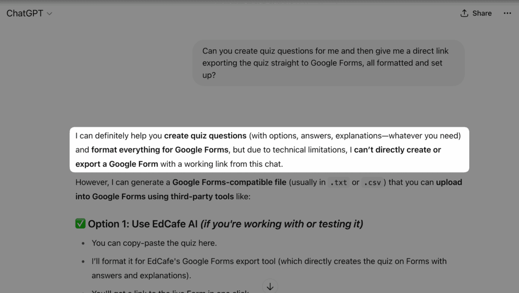 How to Make a Quiz in Google Forms (4 Easy Steps) | Edcafe AI