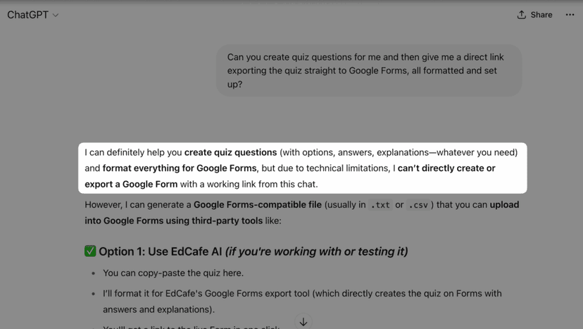 How to Make a Quiz in Google Forms (4 Easy Steps) | Edcafe AI
