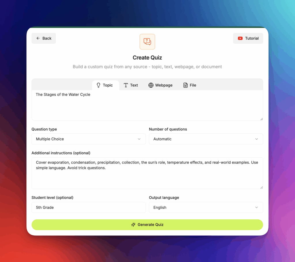 How to Make a Quiz in Google Forms (4 Easy Steps) | Edcafe AI